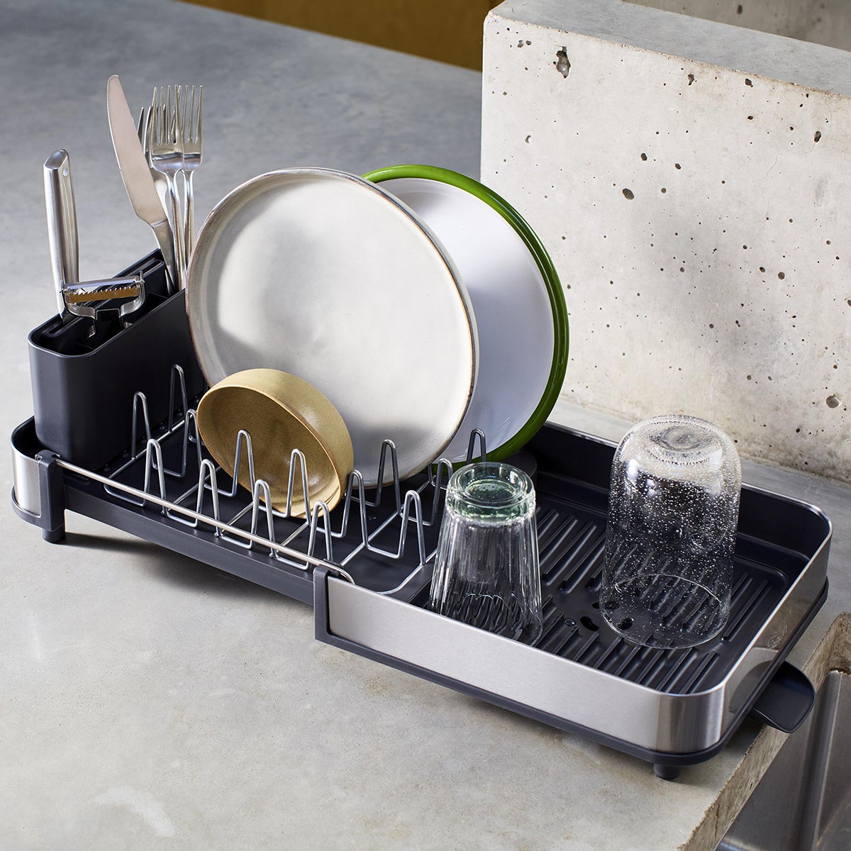 joe0907ページ Joseph Joseph Extend Slim Steel Compact Expandable Dish Rack | The